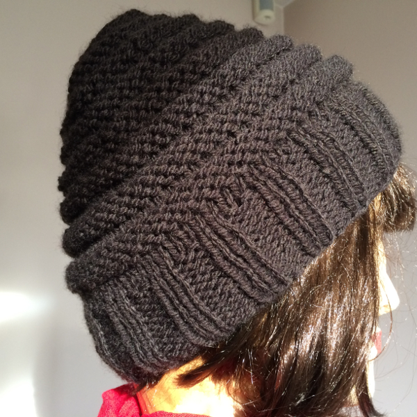 tricoter un bonnet simple femme