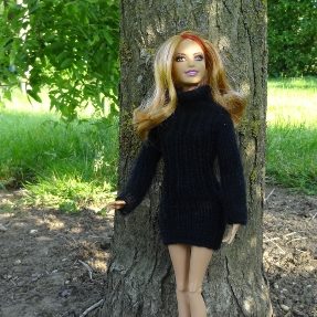 tricoter robe barbie