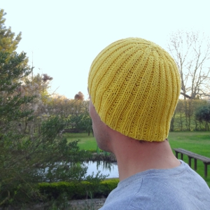 tricoter un bonnet en coton
