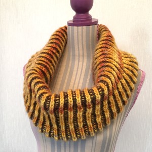 snood en cotes anglaises