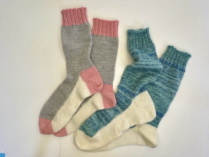chaussettes semelles contrastantes